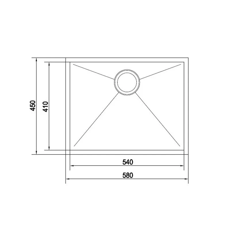 Franke PZX-110-54 Stainless Steel Kitchen Sink
