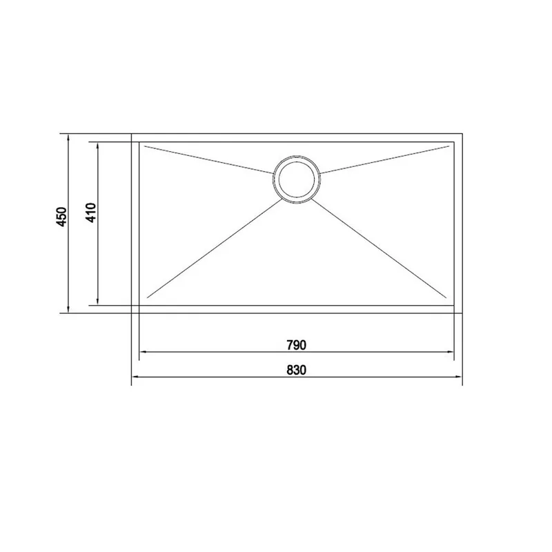 Franke PZX-110-79 Stainless Steel Kitchen Sink