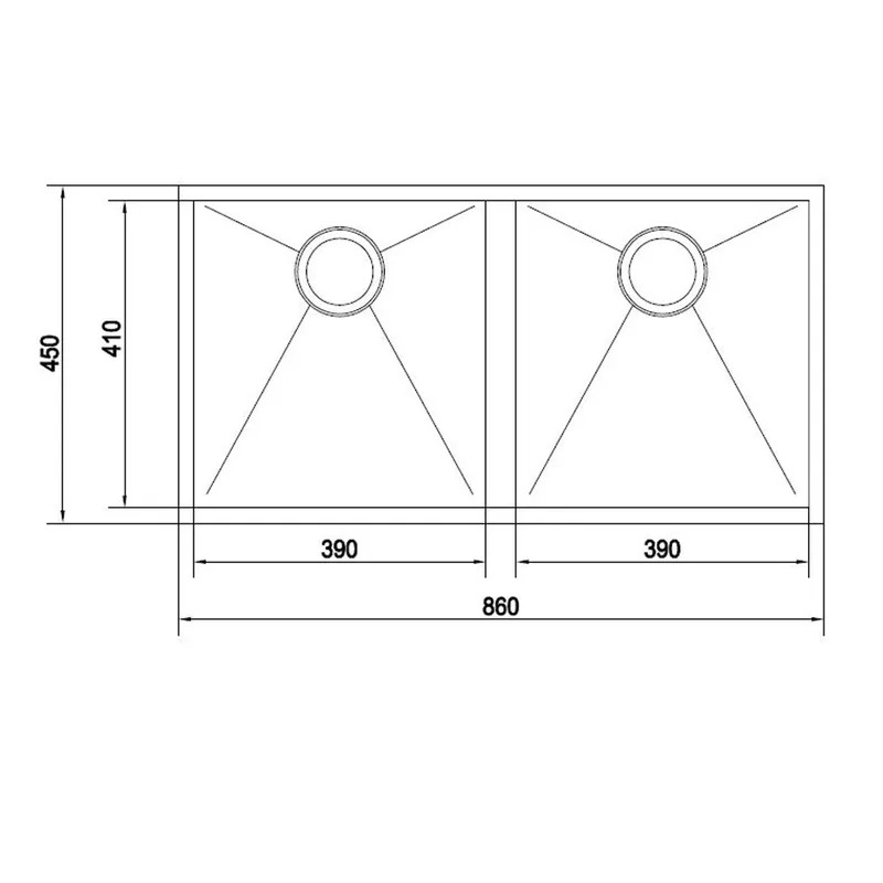 Franke PZX-120-82 Stainless Steel Kitchen Sink