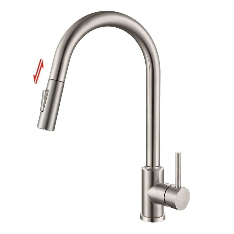 Frascio 105.9.701.05 Sensor Touch Pull-Out Kitchen Mixer (Stainless Steel)
