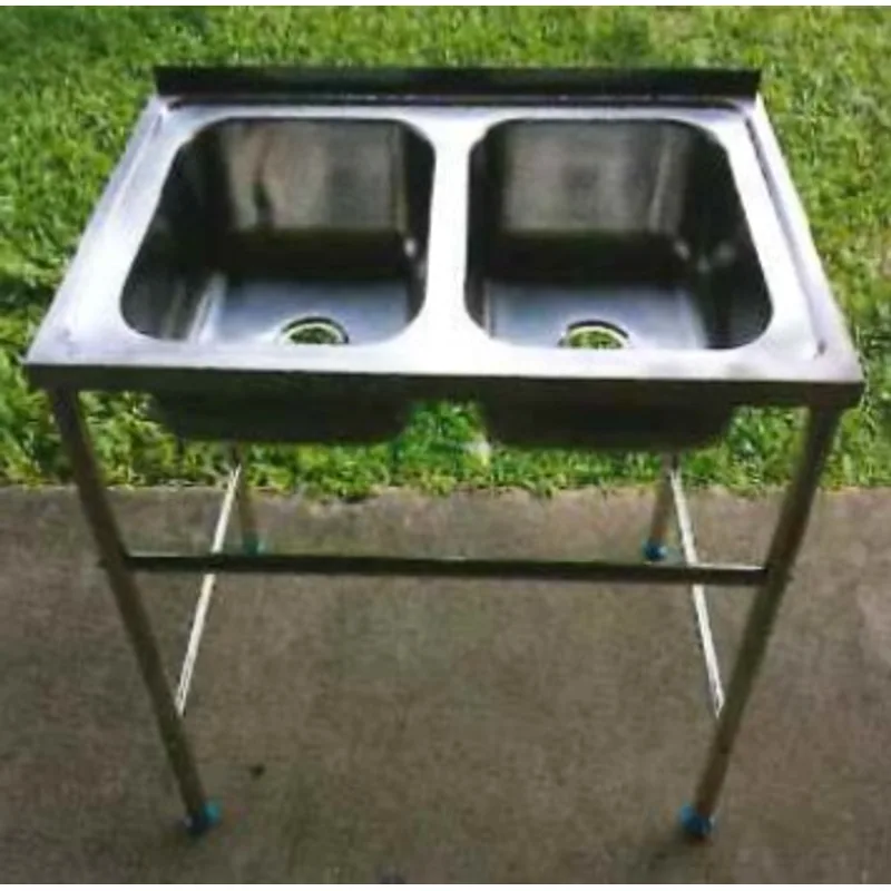 FS1000 Free-Standing Double-Bowl Kitchen Sink