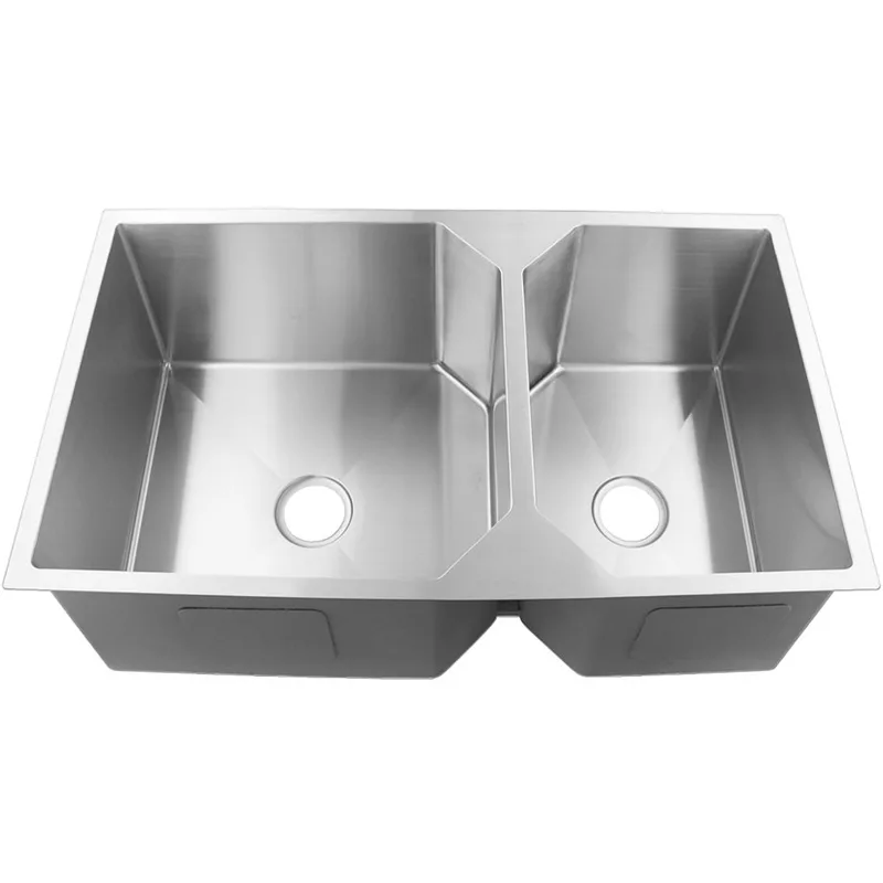 Fidelis FSD21022 Under-Mount Double Stainless Steel Kitchen Sink