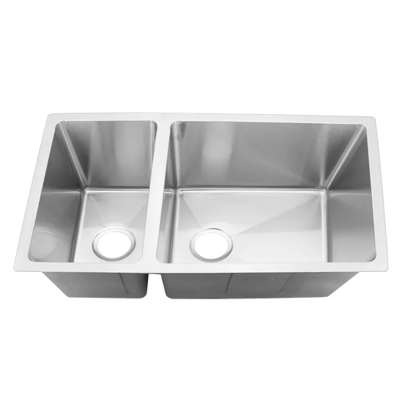 Fidelis FSD21306 Undermount Double Stainless Steel Kitchen Sink