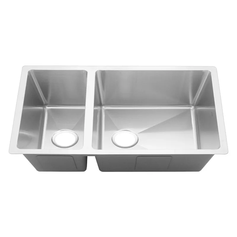 Fidelis FSD21307 Undermount Double Stainless Steel Kitchen Sink