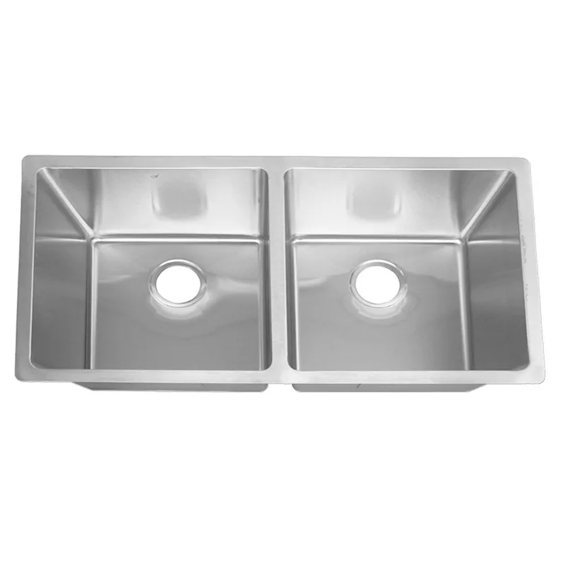 Fidelis FSD21308 Undermount Double Stainless Steel Kitchen Sink