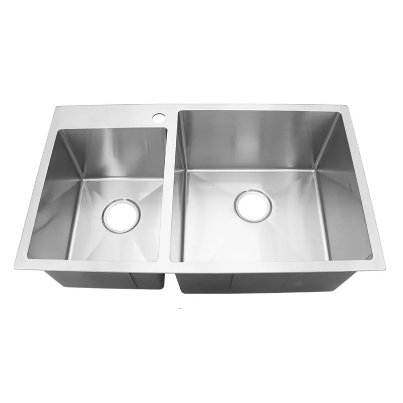 Fidelis FSD21501R Top-Mount Double Stainless Steel Kitchen Sink