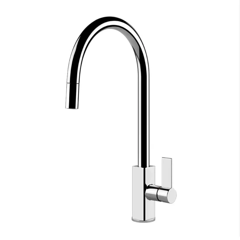 Gessi 17163 Kitchen Sink Mixer with Pull-Out Spout