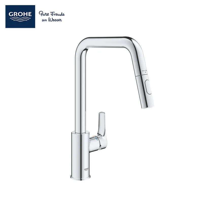 Grohe 30619000 Eurosmart Pull-Out Kitchen Sink Mixer