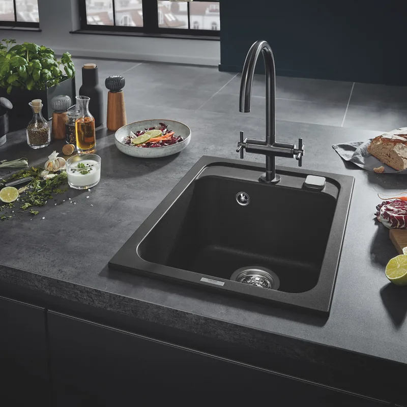 Grohe K700-400-C Composite Sink (Black)