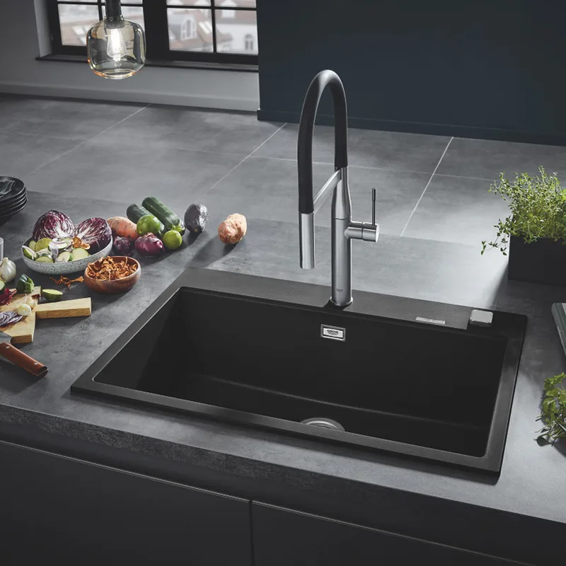 Grohe K700-560 Composite Sink (Black)