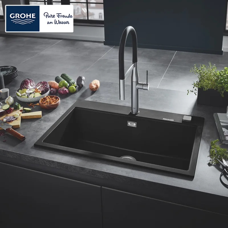Grohe K700-780 Composite Sink (Black)