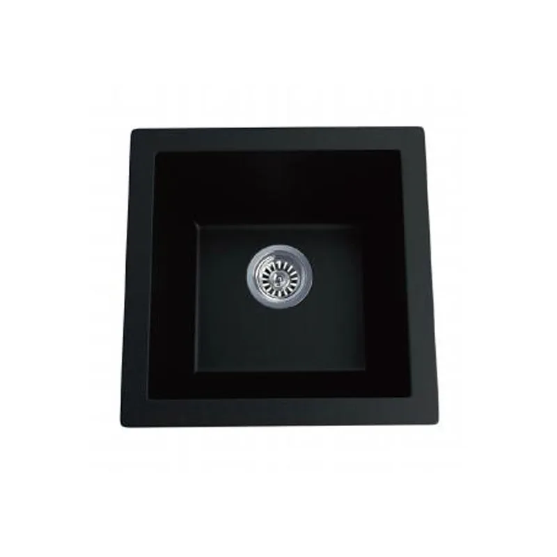 KS-LKW-4242L-B Granite Kitchen Sink (Black)