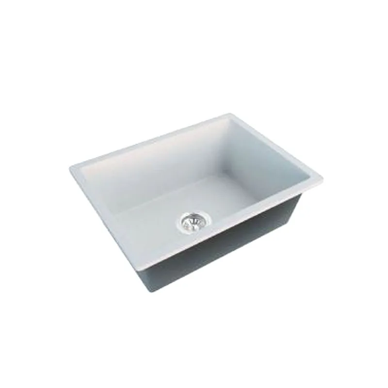 KS-LKW-5542L-W Granite Kitchen Sink (White)
