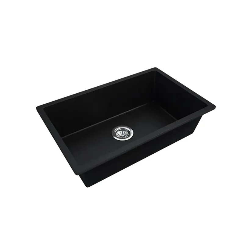 KS-LKW-6844L-BK Granite Kitchen Sink (Black)