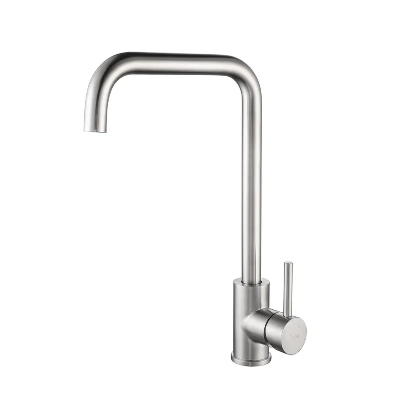 Luxes IN-H3008B Brushed Stainless Steel Sink Mixer