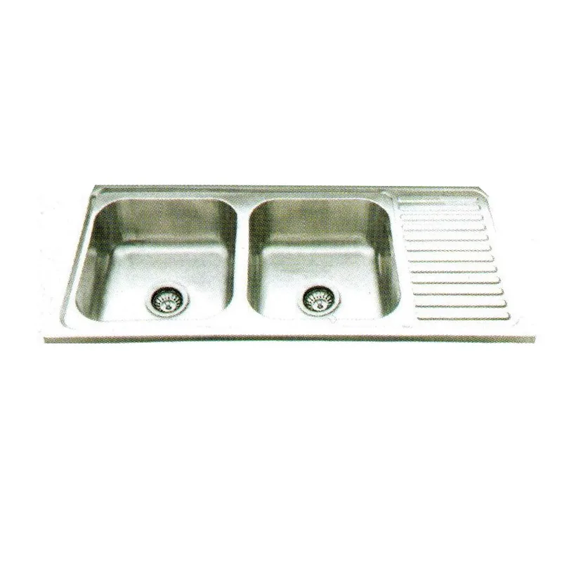 Monic L-1200-D Lay-On Wall-Mounted Sink With Drainer