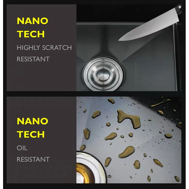 N500SS Nano Silver Stainless Steel Sink