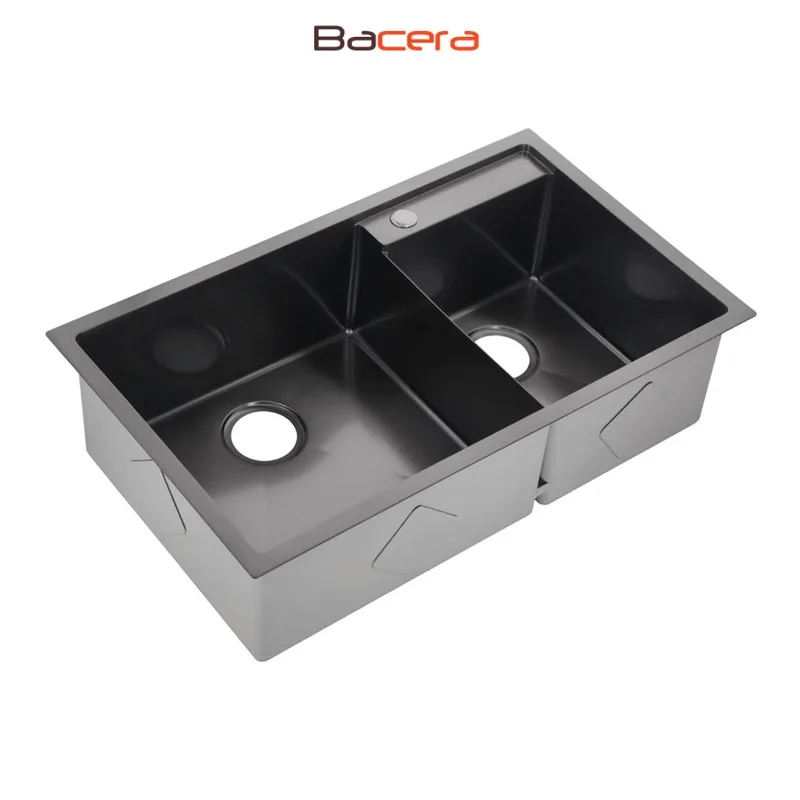 N8048-BK Nano Black Stainless Steel Sink