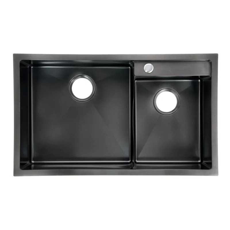 N8048-BK Nano Black Stainless Steel Sink