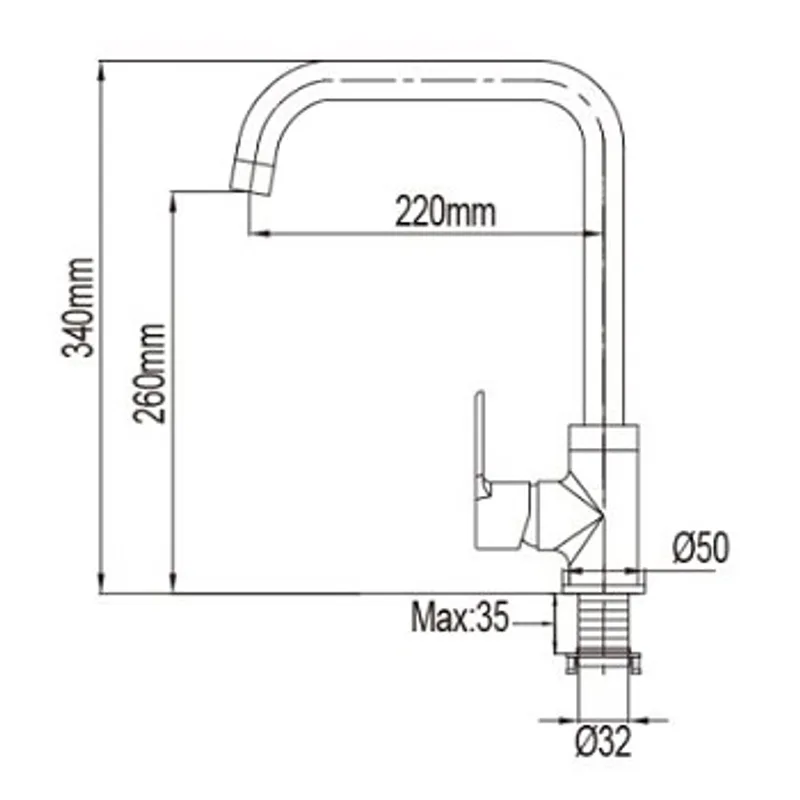 NTL-1203 Sink Mixer
