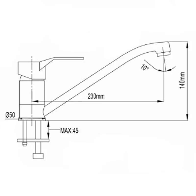 NTL 1503 Sink Mixer