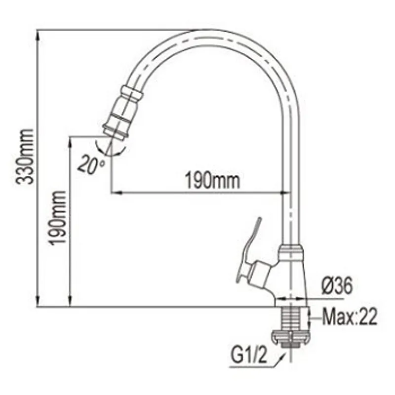 NTL-1656-C Sink Tap