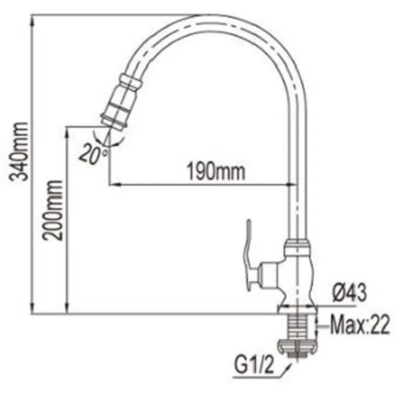 NTL-1657-C Sink Tap