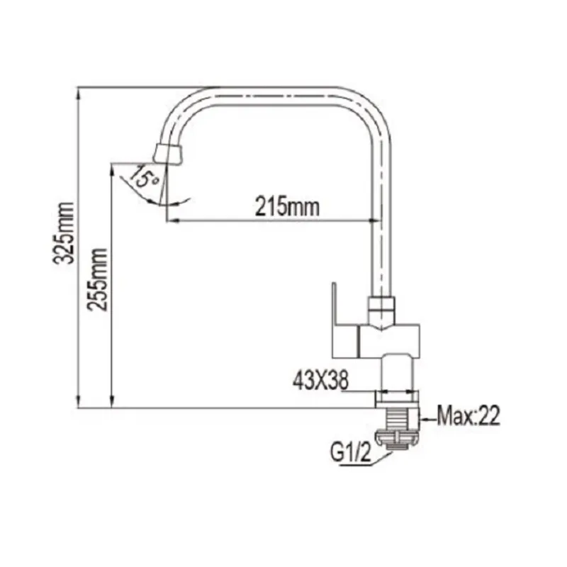 NTL 6013-C SS Sink Tap