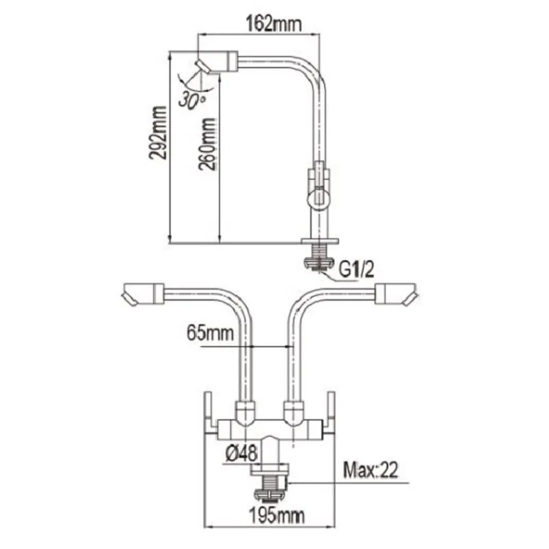 NTL 8025-C Sink Tap