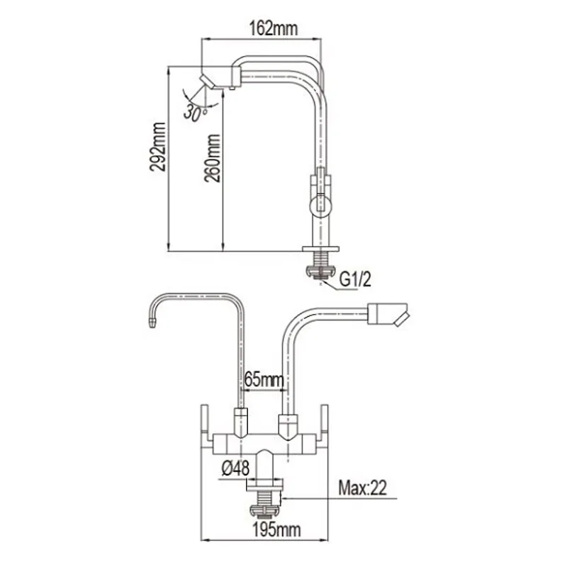 NTL 8032-C Sink Tap