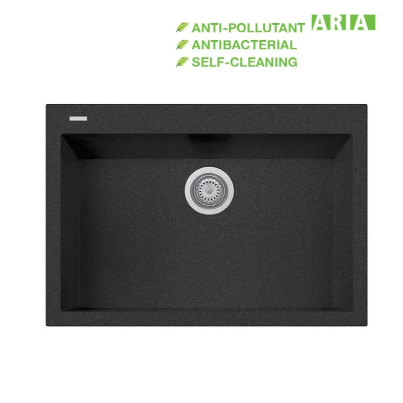 ON7610-44 Granite Composite Sink (Black)