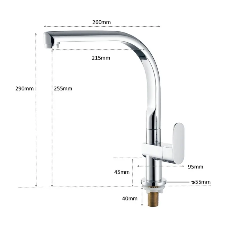 Pozzi G320 Kitchen Sink Tap