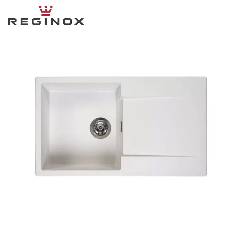 Reginox Amsterdam 10 Granite Sink (Pure White)
