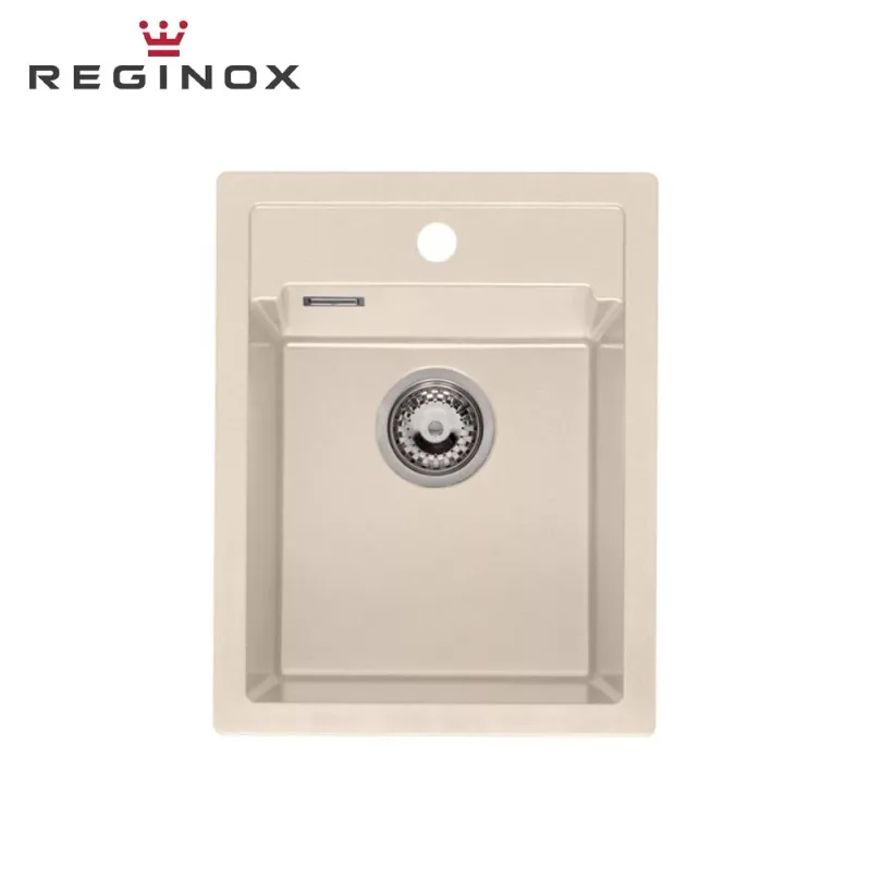 Reginox Amsterdam 34 Tapwing Granite Sink (Caffe Silvery)