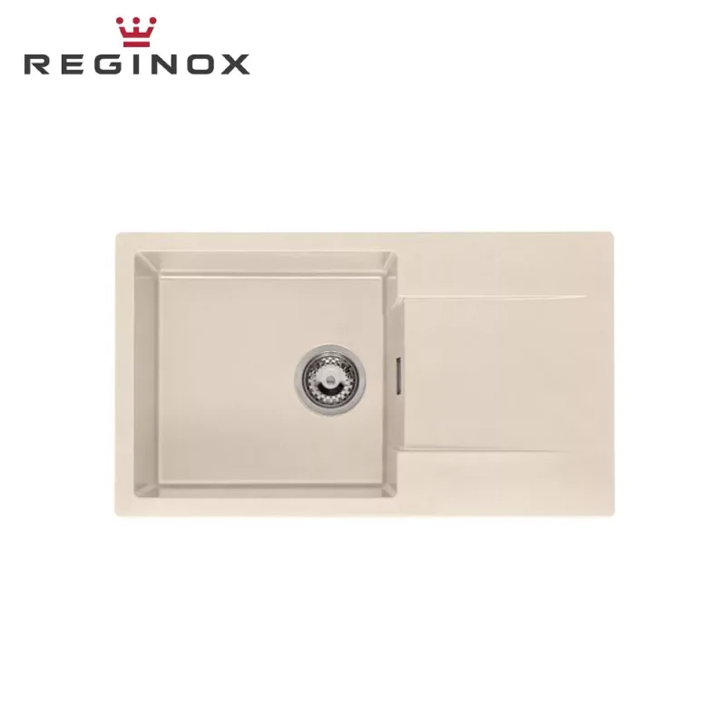 Reginox Amsterdam 43 Granite Sink (Caffe Silvery)