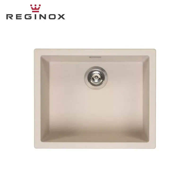 Reginox Amsterdam 50 Granite Sink (Caffe Silvery)