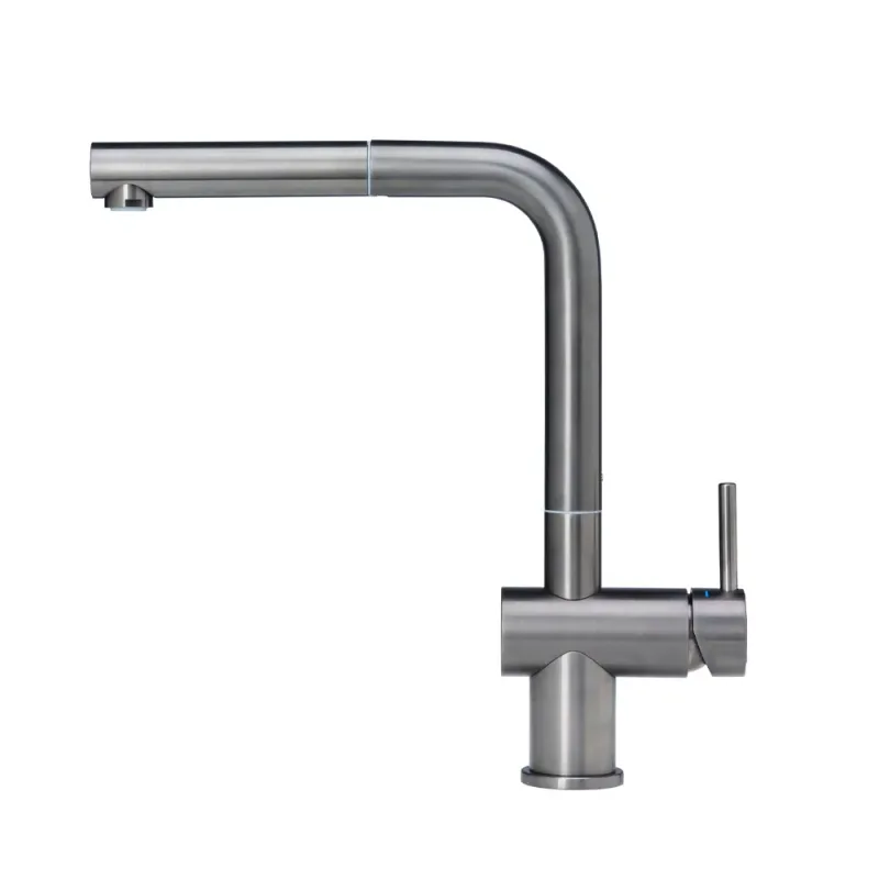 Reginox Cedar Pull-Out Sink Mixer (Gun Metal Silver)