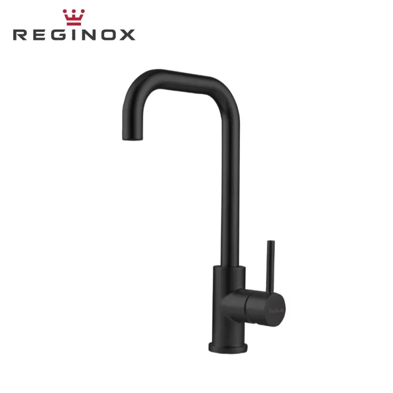 Reginox Crystal Gunmetal Sink Mixer
