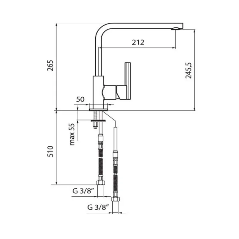 Reginox Loire Sink Mixer