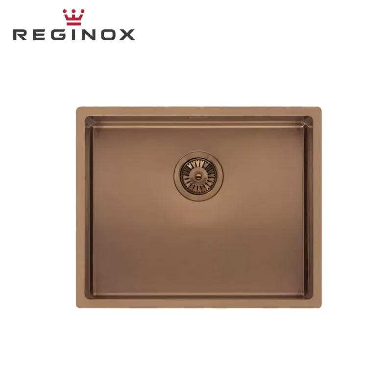 Reginox Miami 50x40 PVD Integrated Stainless Steel Sink (Copper)