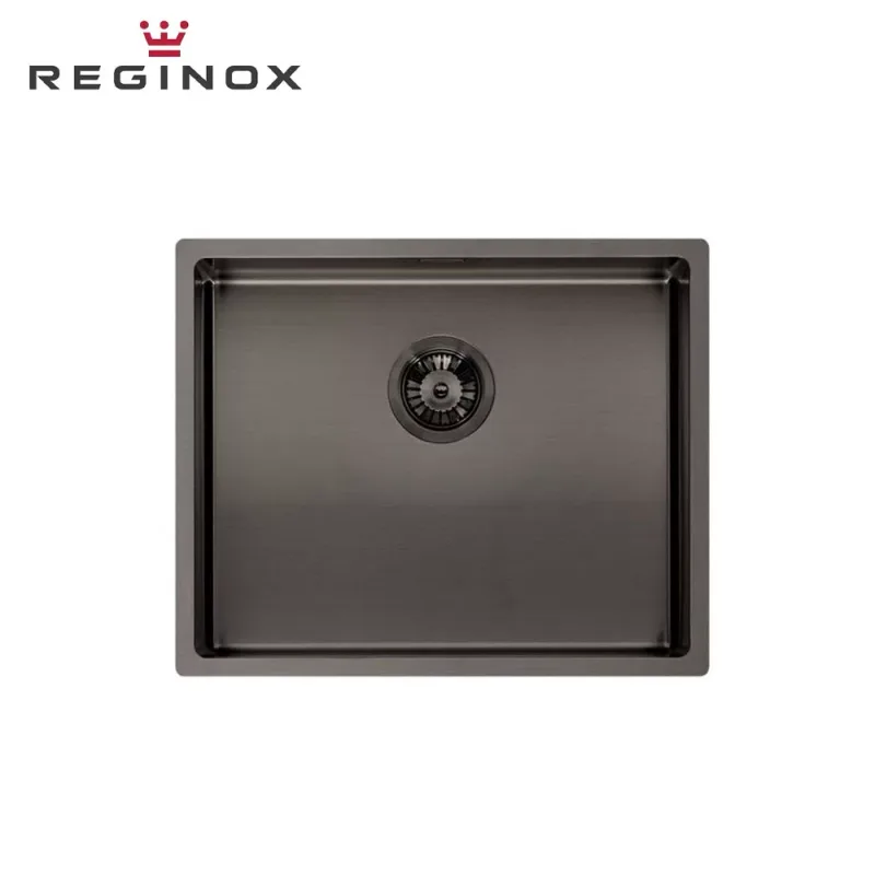 Reginox Miami 50x40 PVD Integrated Stainless Steel Sink (Gold)