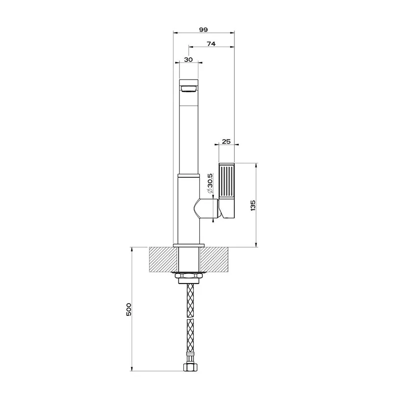 Reginox Narmada Kitchen Sink Mixer Chrome