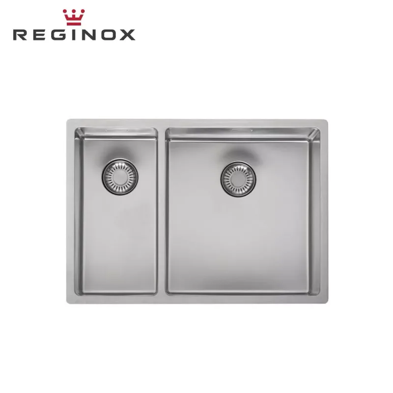 Reginox New Jersey 18x37 + 34x37 Comfort Integrated Stainless Steel Sink