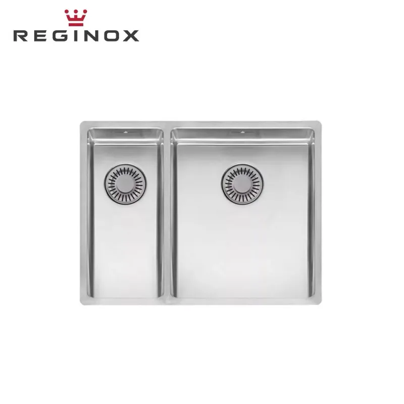 Reginox New York 18x40 + 34x40 Comfort Integrated Stainless Steel Sink