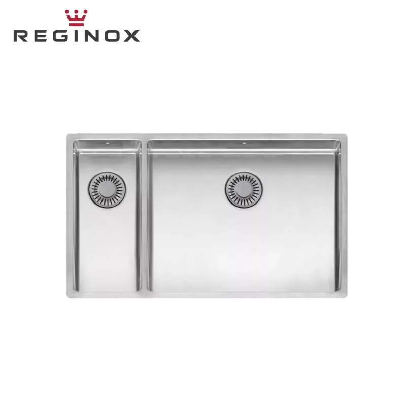 Reginox New York 18x40 + 50x40 Comfort Integrated Stainless Steel Sink