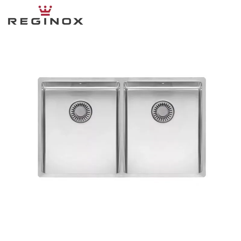 Reginox New York 34x40 + 34x40 Comfort Integrated Stainless Steel Sink