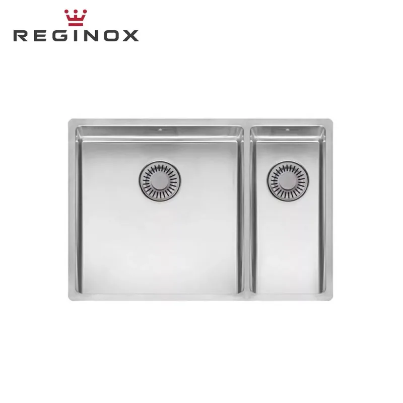 Reginox New York 40x40 + 18x40 Comfort Integrated Stainless Steel Sink