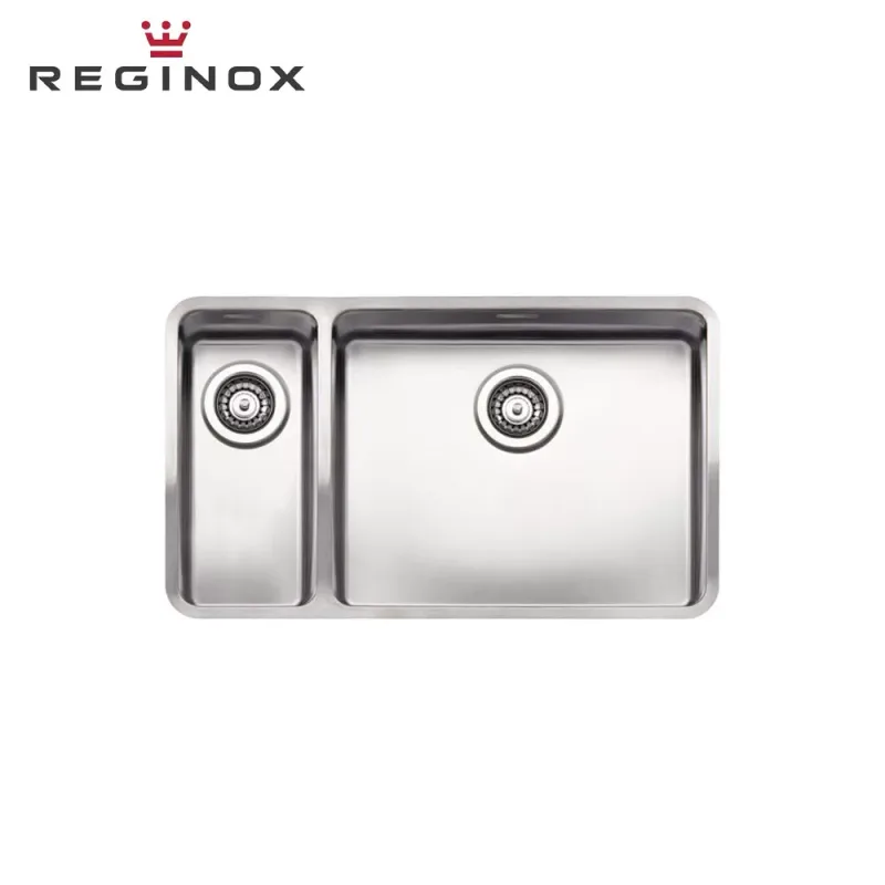 Reginox Ohio 18x40 + 50x40 OKG Integrated Stainless Steel Sink