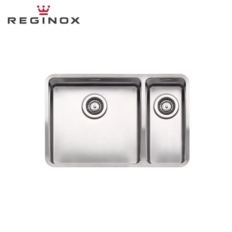 Reginox Ohio 40x40 + 18x40 OKG Integrated Stainless Steel Sink