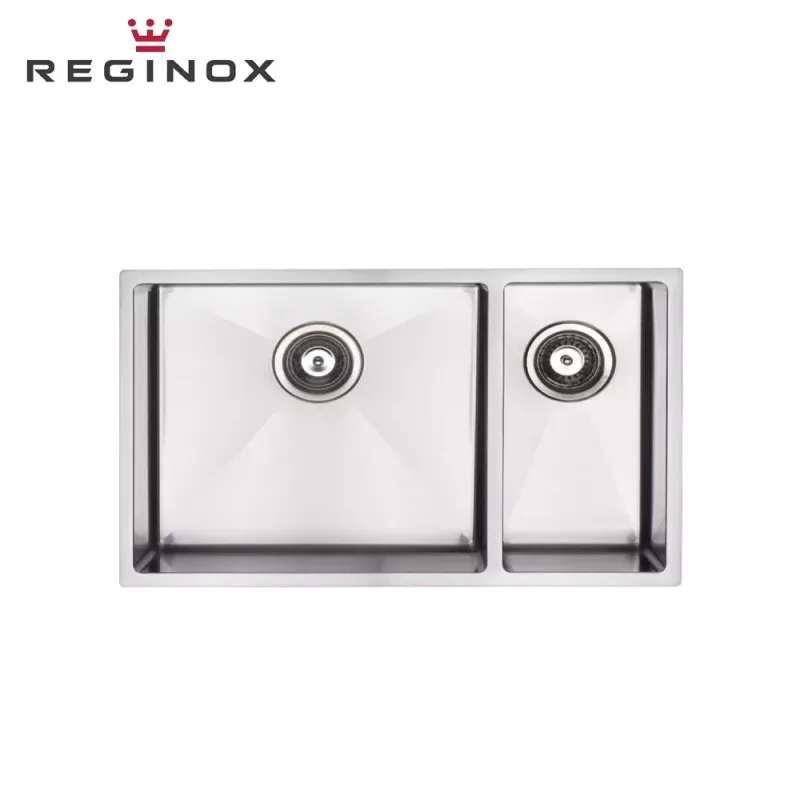 Reginox Tulip U 40x40 + 18x40 Stainless Steel Kitchen Sink
